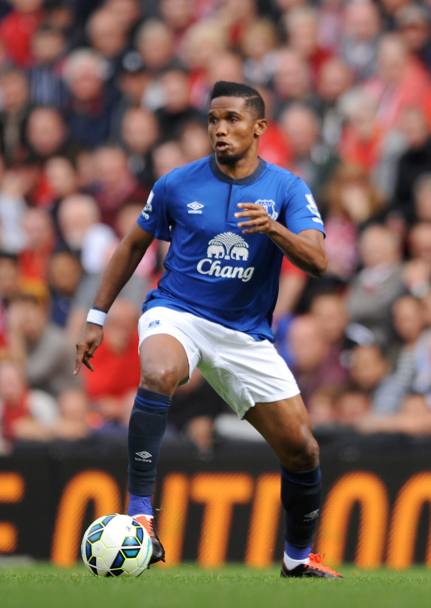 Samuel Eto’o, 33 anni, in maglia Everton (Olycom)